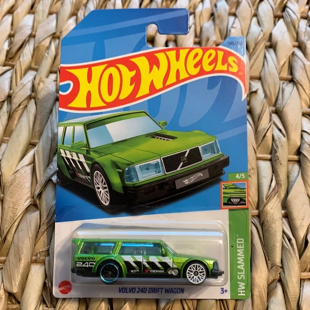 Hot Wheels Volvo 240 Drift Wagon Green Car HW Slammed 4/5 Hotwheels 245/250 New